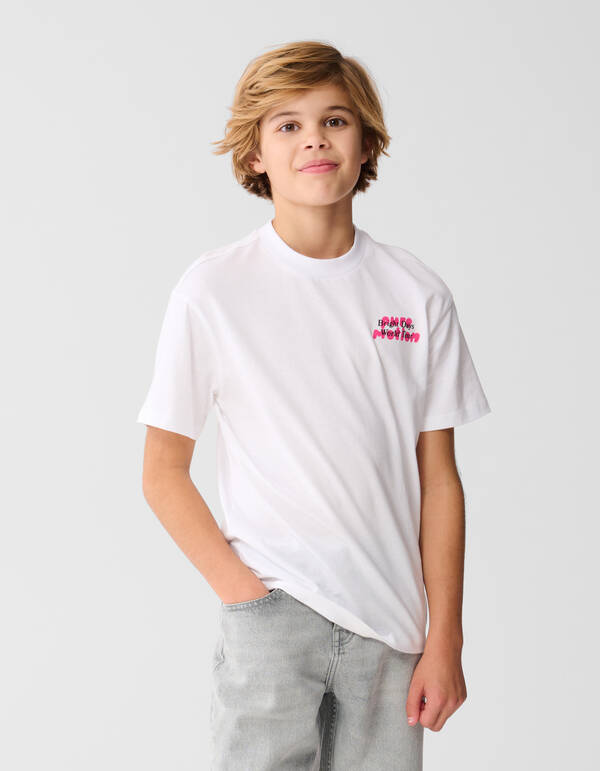 Tour Artwork T-Shirt Wei&szlig; SHOEBY BOYS