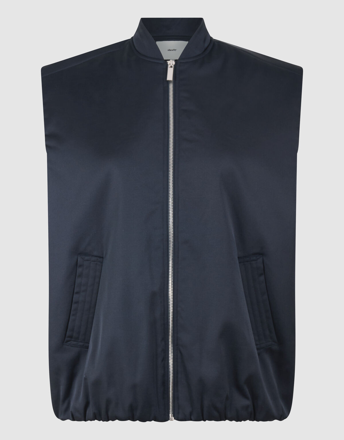 &Auml;rmellose Bomberjacke Dunkelblau SHOEBY WOMEN