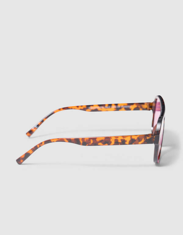 Aviator Sonnenbrille Rosa/Braun SHOEBY GIRLS