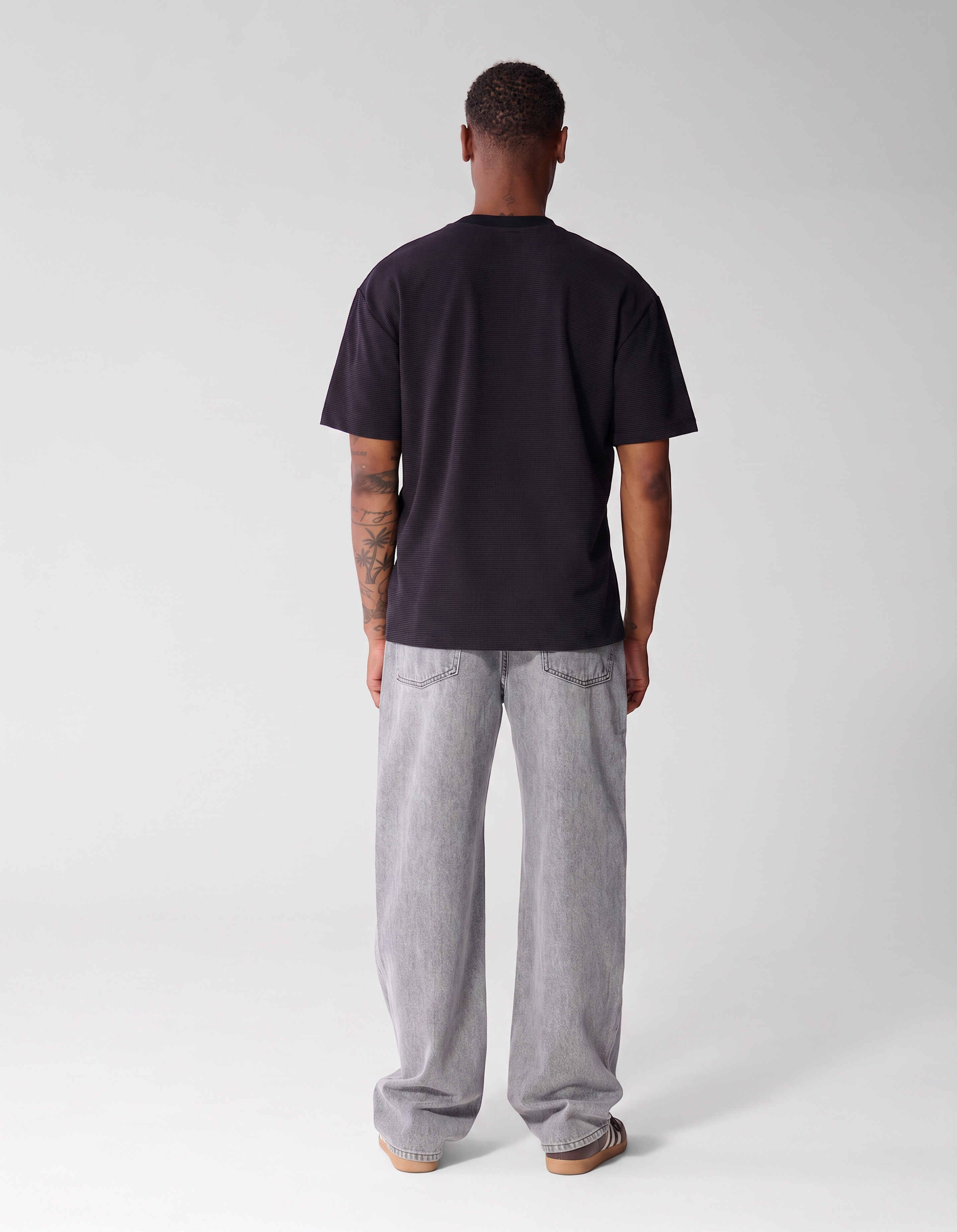 Honeycomb T-Shirt Lila SHOEBY MEN
