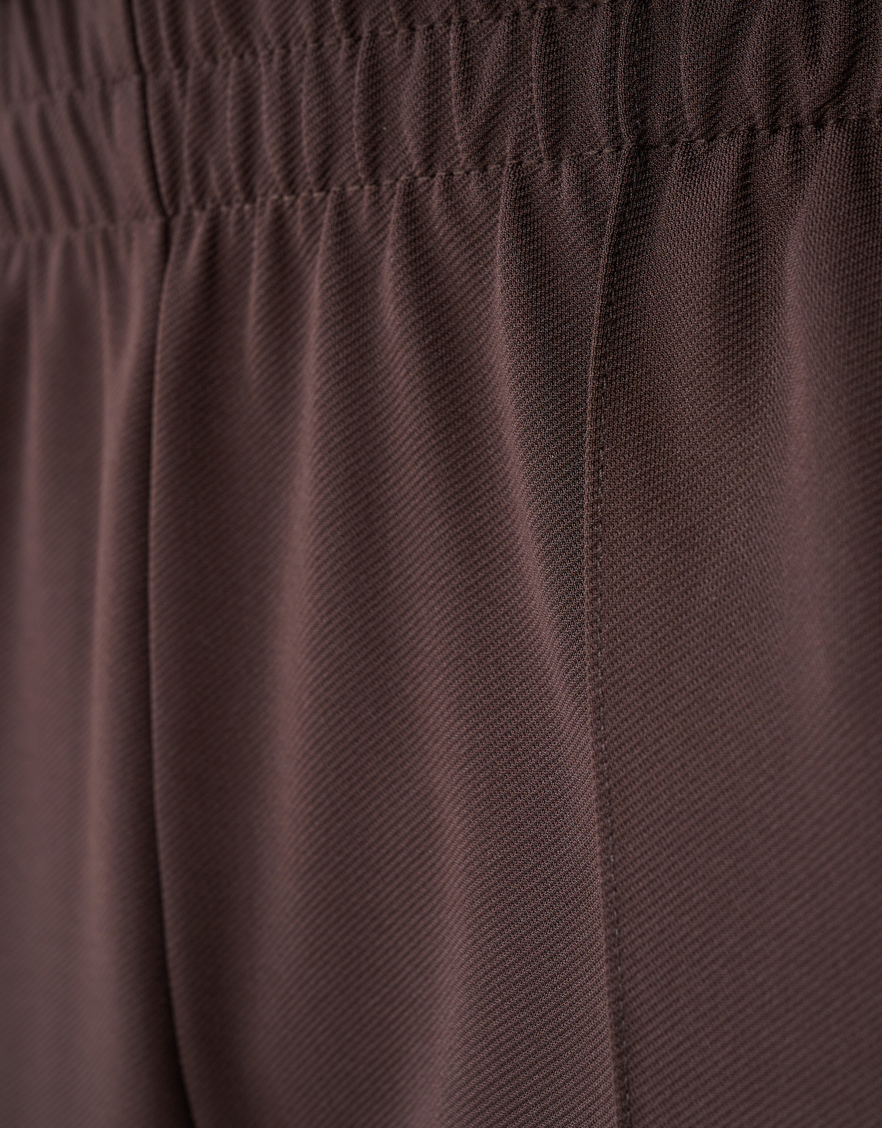 Sportliche weite Bein Hose Dunkelbraun SHOEBY WOMEN