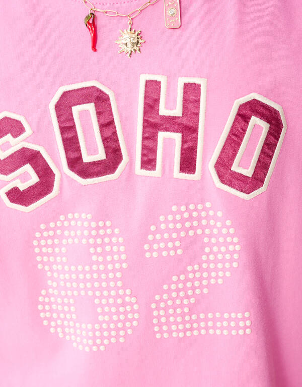 Soho Artwork T-Shirt Rosa SHOEBY GIRLS