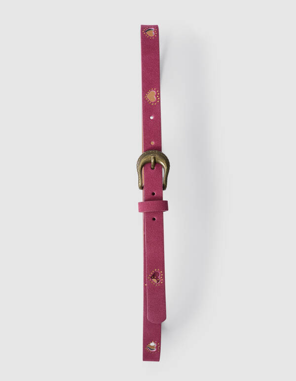 Herzgürtel Dunkelrot SHOEBY ACCESSOIRES