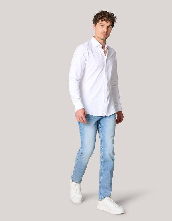 Straight Fit Light Jeans Gebleicht L34 SHOEBY MEN