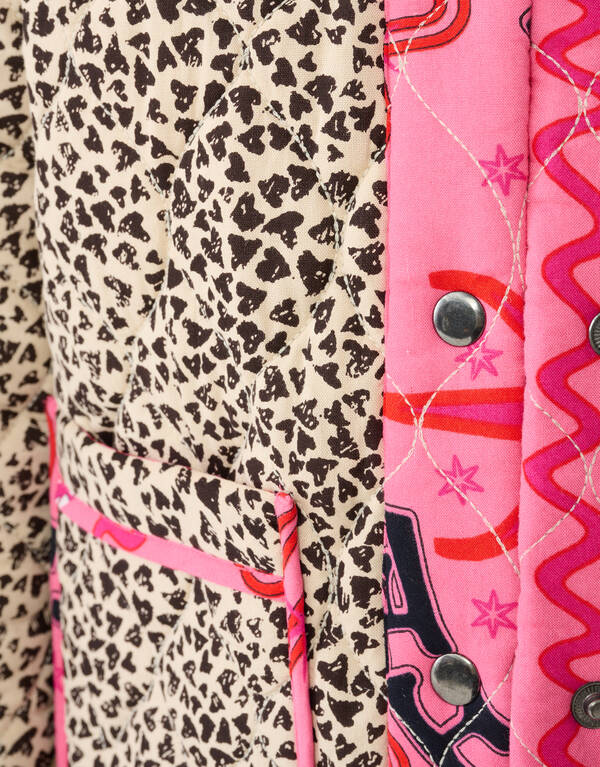 Leopard Stitch Jack Hellbraun SHOEBY GIRLS