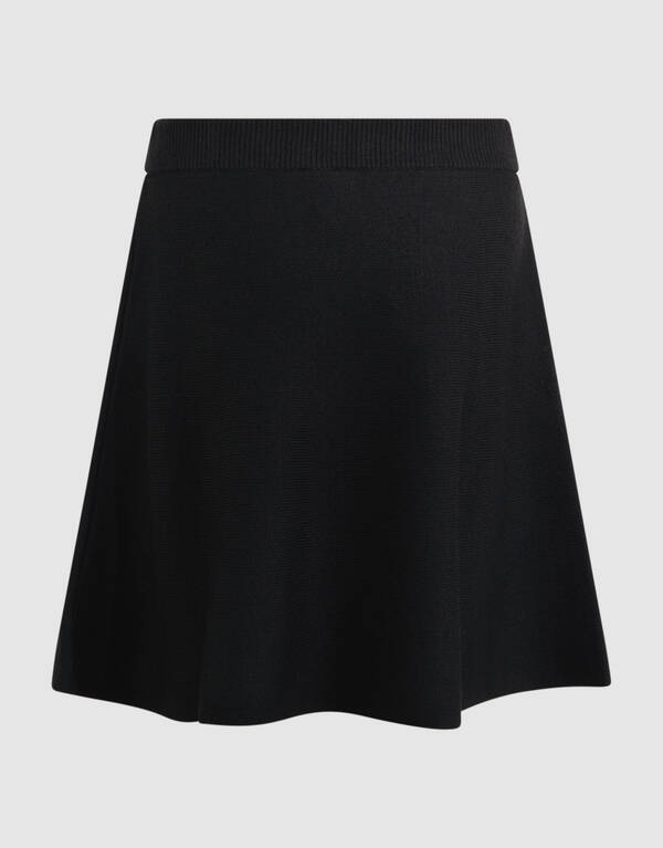 Strick-Minirock Schwarz SHOEBY GIRLS