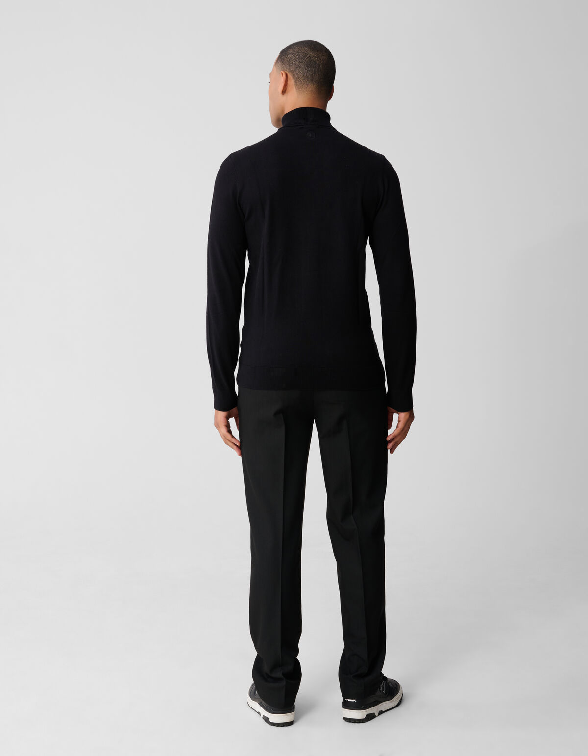 Strickpullover mit Rollkragen Schwarz SHOEBY MEN