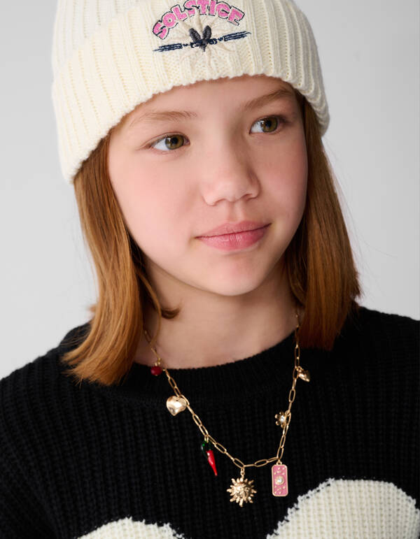 Pullover mit gro&szlig;em Herz SCHWARZ SHOEBY GIRLS