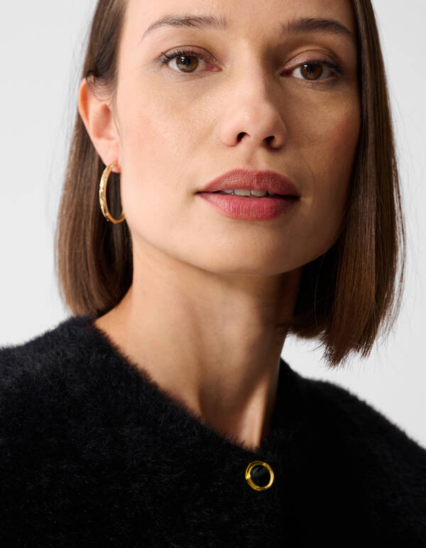 Weste mit gro&szlig;en Schultern, Schwarz SHOEBY WOMEN