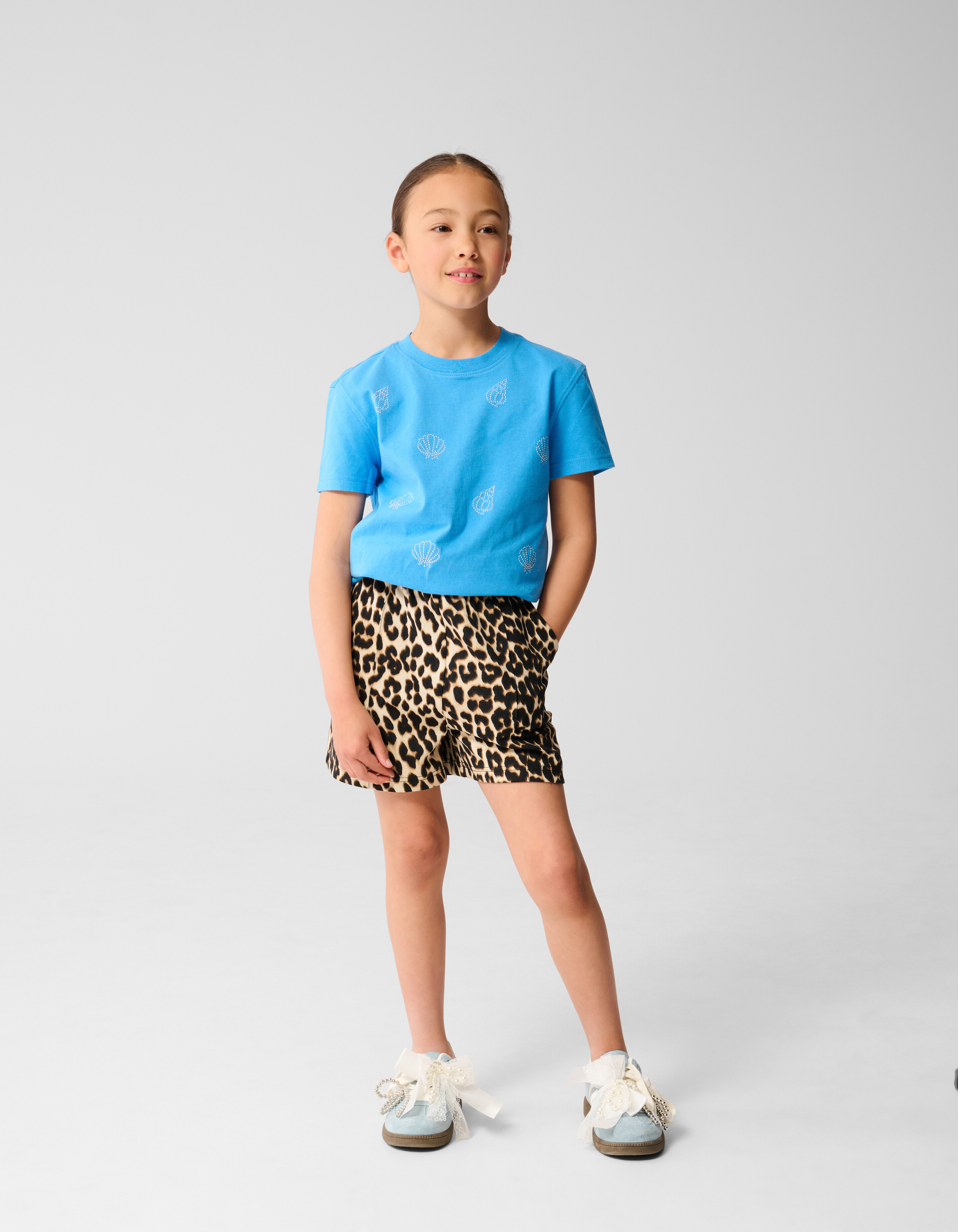 Leopardenshorts Braun SHOEBY GIRLS