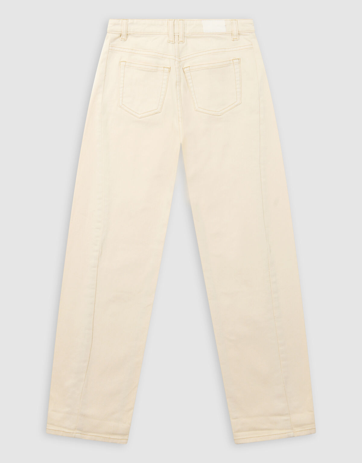 Barrel Fit Broek Gebroken Wit SHOEBY GIRLS