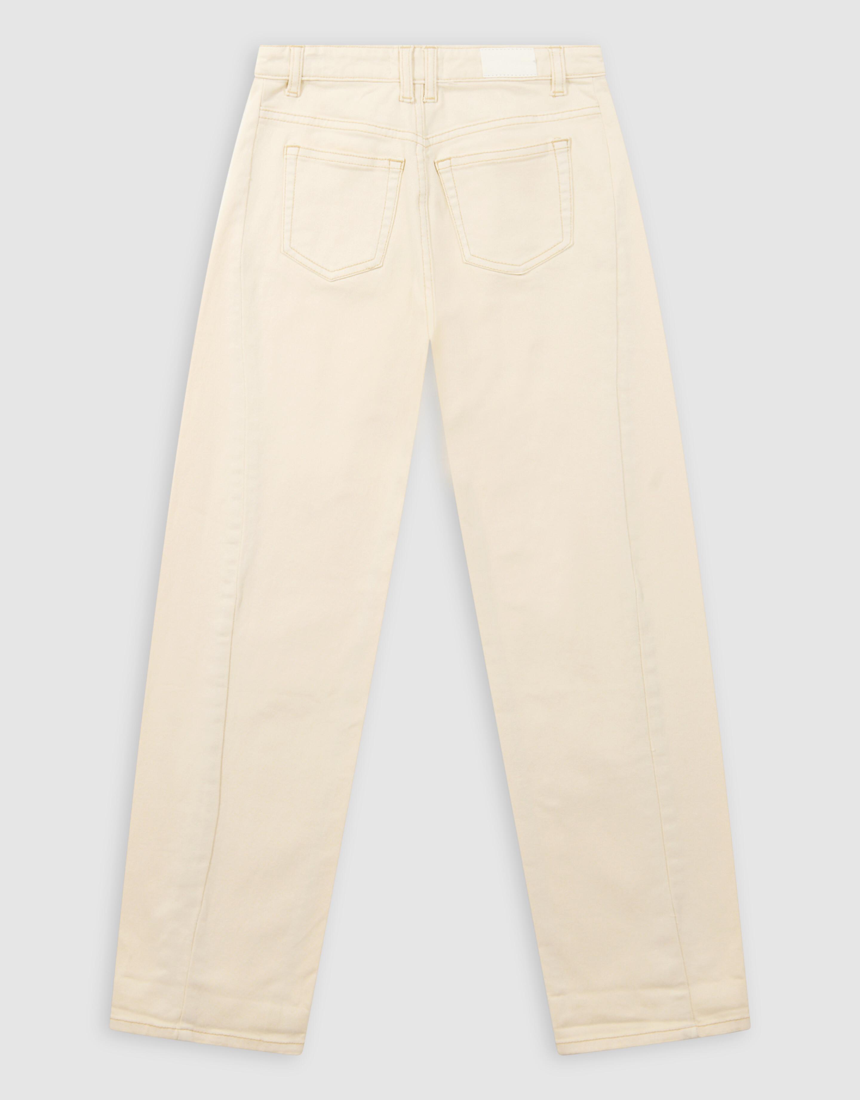 Barrel Fit Broek Gebroken Wit SHOEBY GIRLS