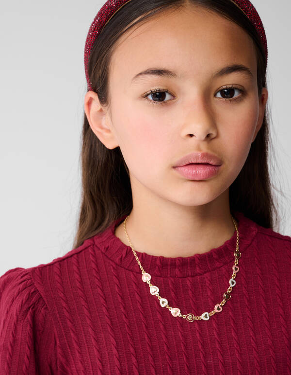 Sch&ouml;&szlig;chen-Top Dunkelrot SHOEBY GIRLS