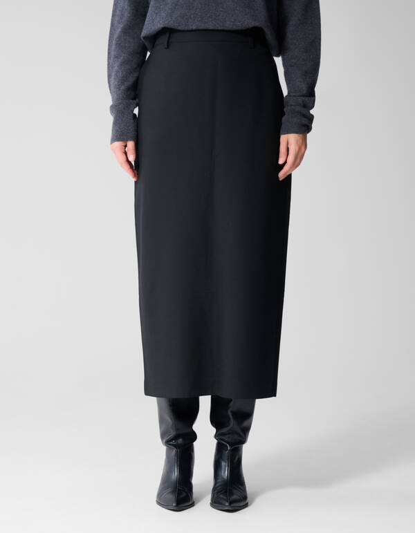 Pencil Maxirock in Schwarz By Lonneke SHOEBY WOMEN
