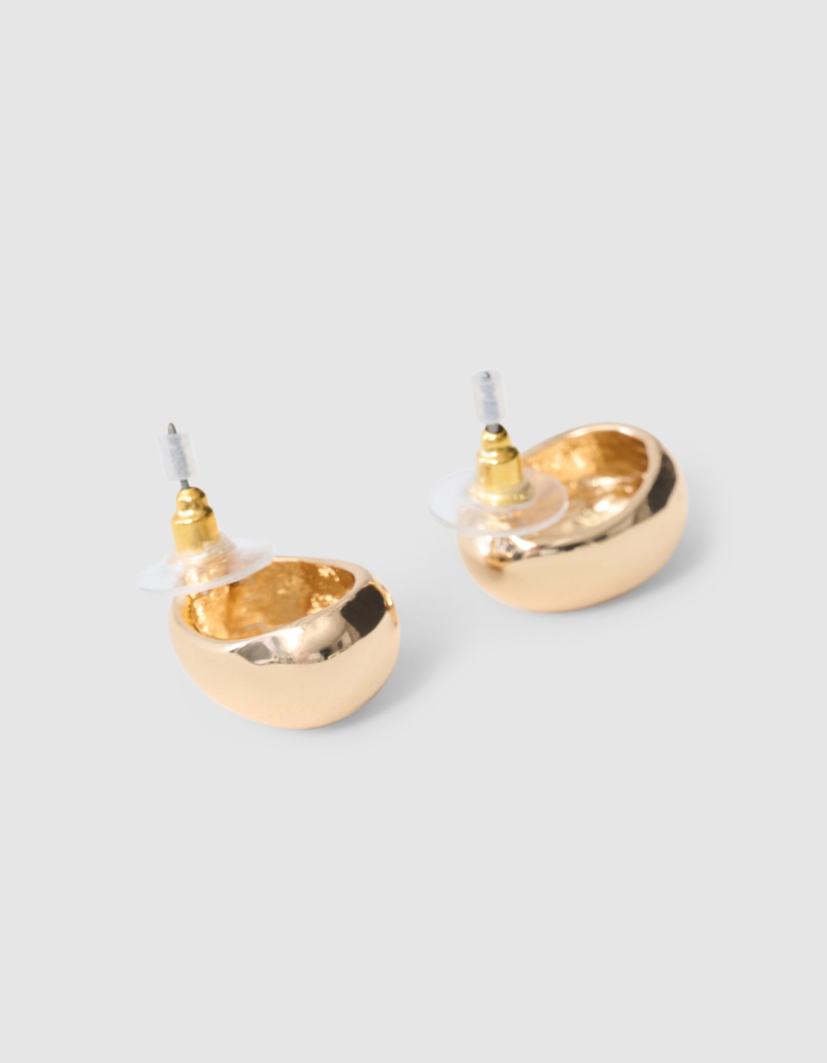 Kleine Glühbirnen Ohrringe Gold SHOEBY ACCESSOIRES