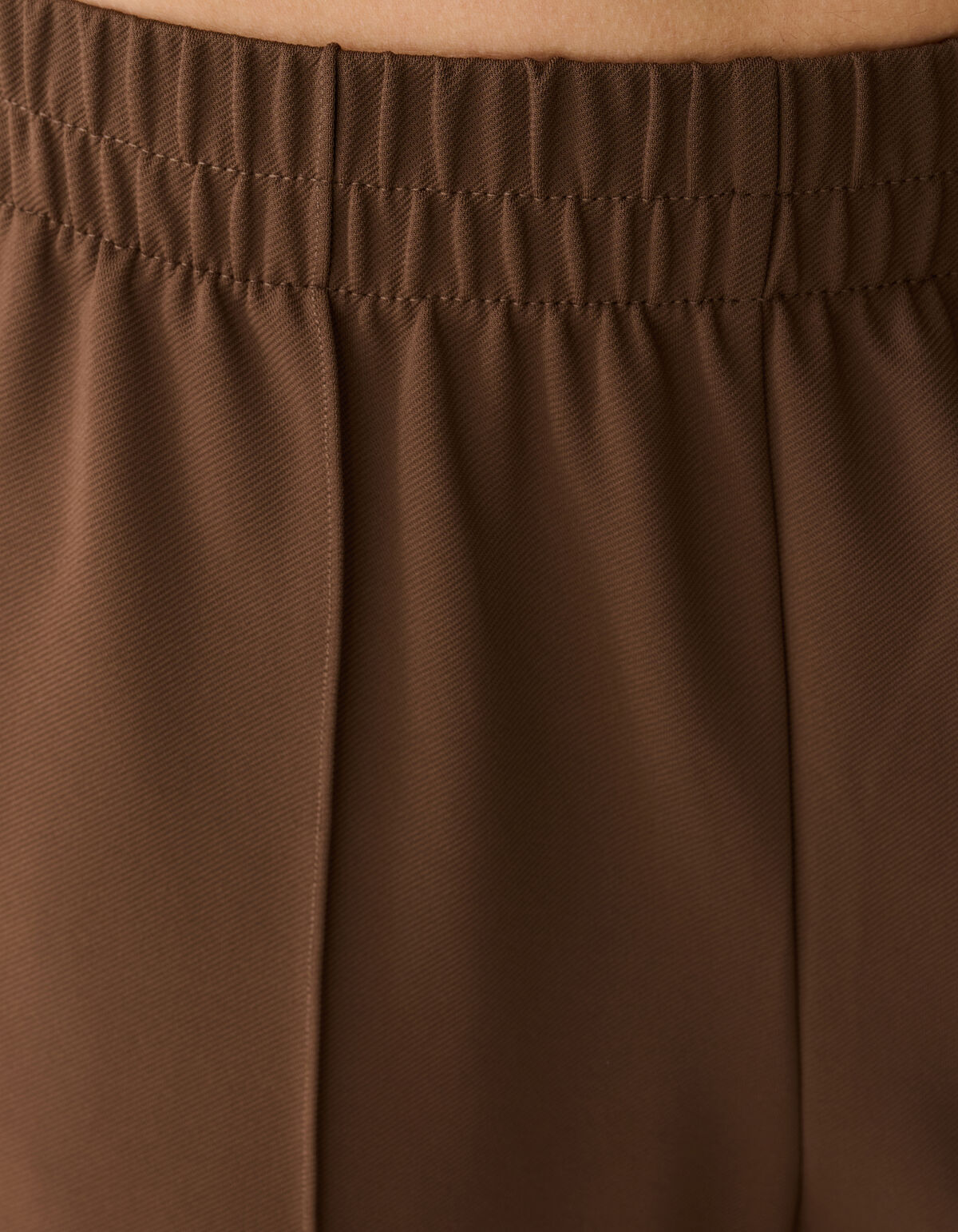 Basis Wide-Leg-Hose Braun SHOEBY WOMEN