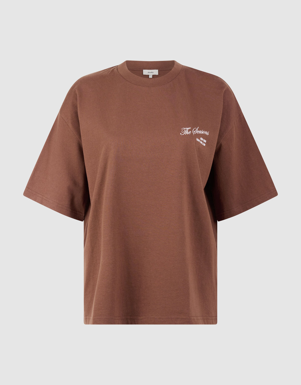 Seasons Artwork T-Shirt Braun SHOEBY WOMEN