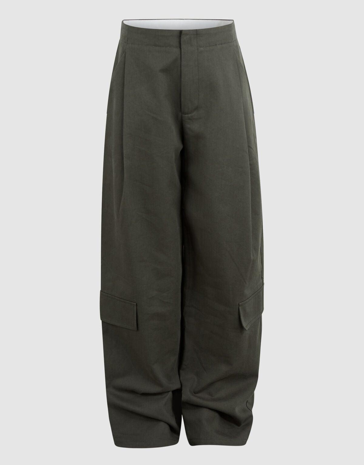 Cargo Barrel Fit Hose Dunkelgr&uuml;n SHOEBY GIRLS