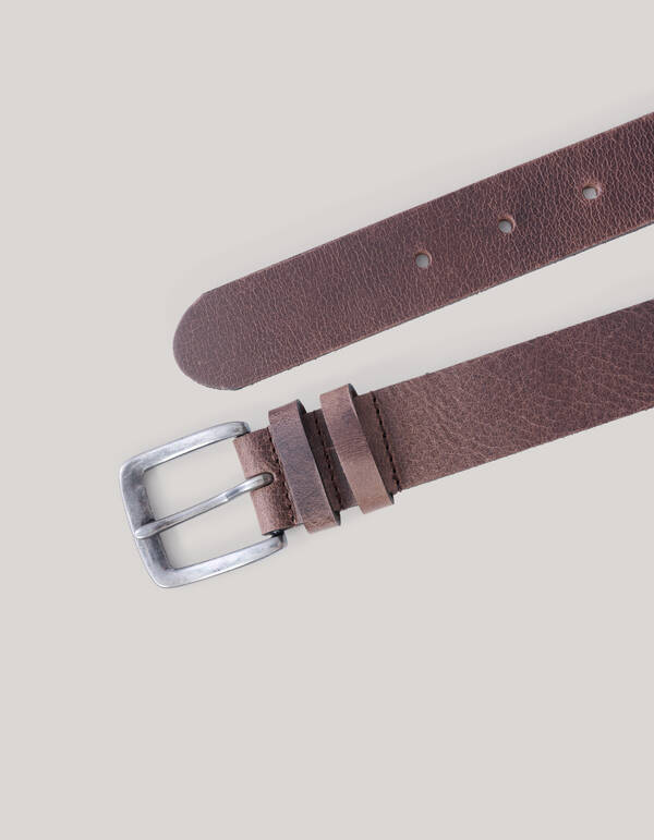 Lederg&uuml;rtel Dunkelbraun SHOEBY MEN