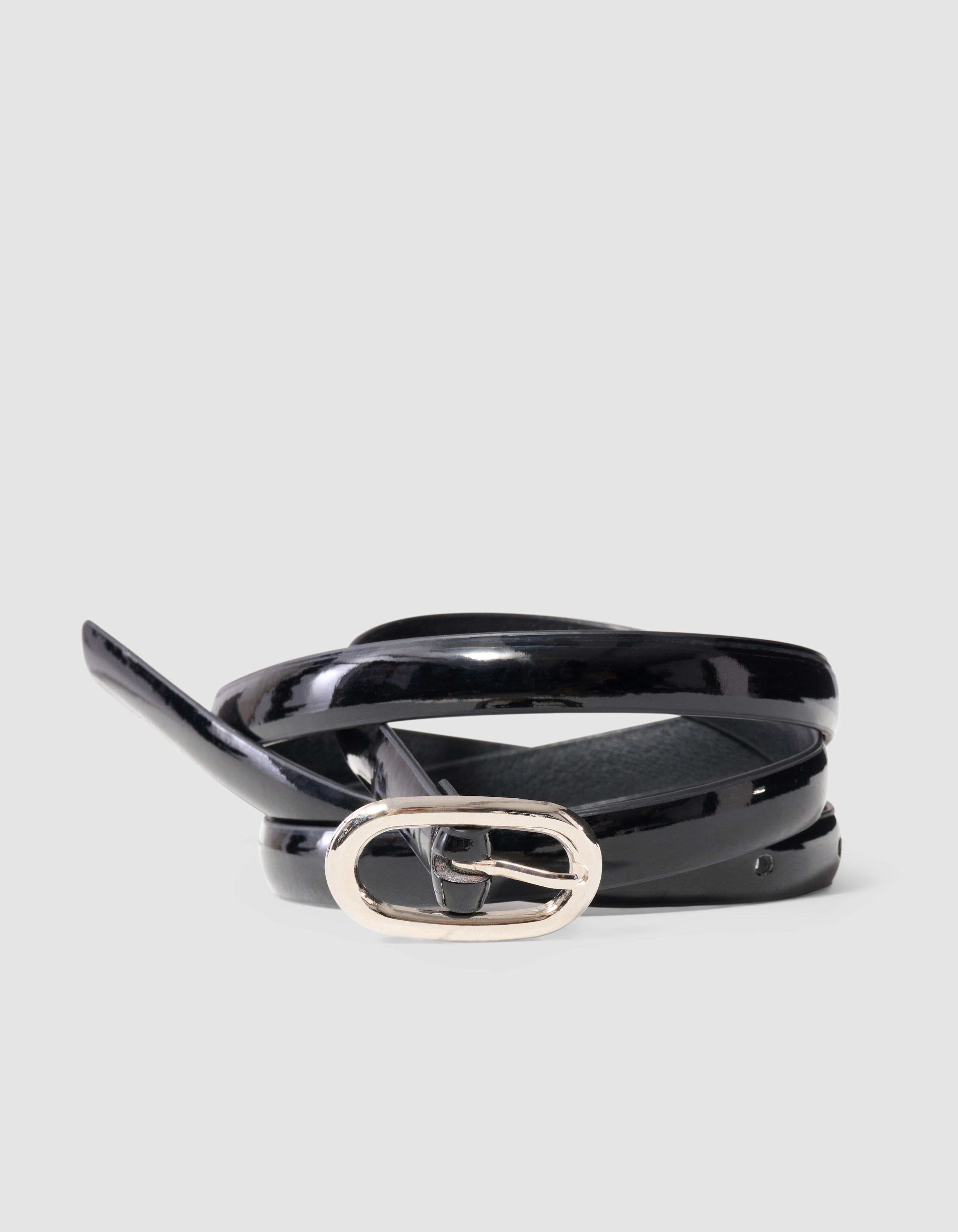 Lackg&uuml;rtel Schwarz SHOEBY ACCESSOIRES
