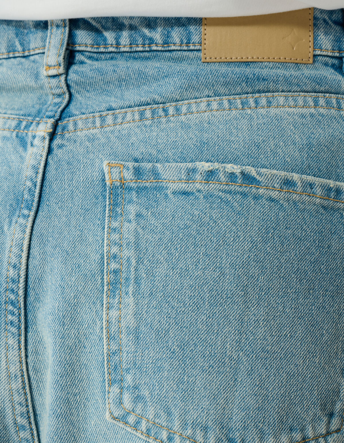 Baggy Fit, umgeschlagene Jeans Mittlerer Stein SHOEBY WOMEN