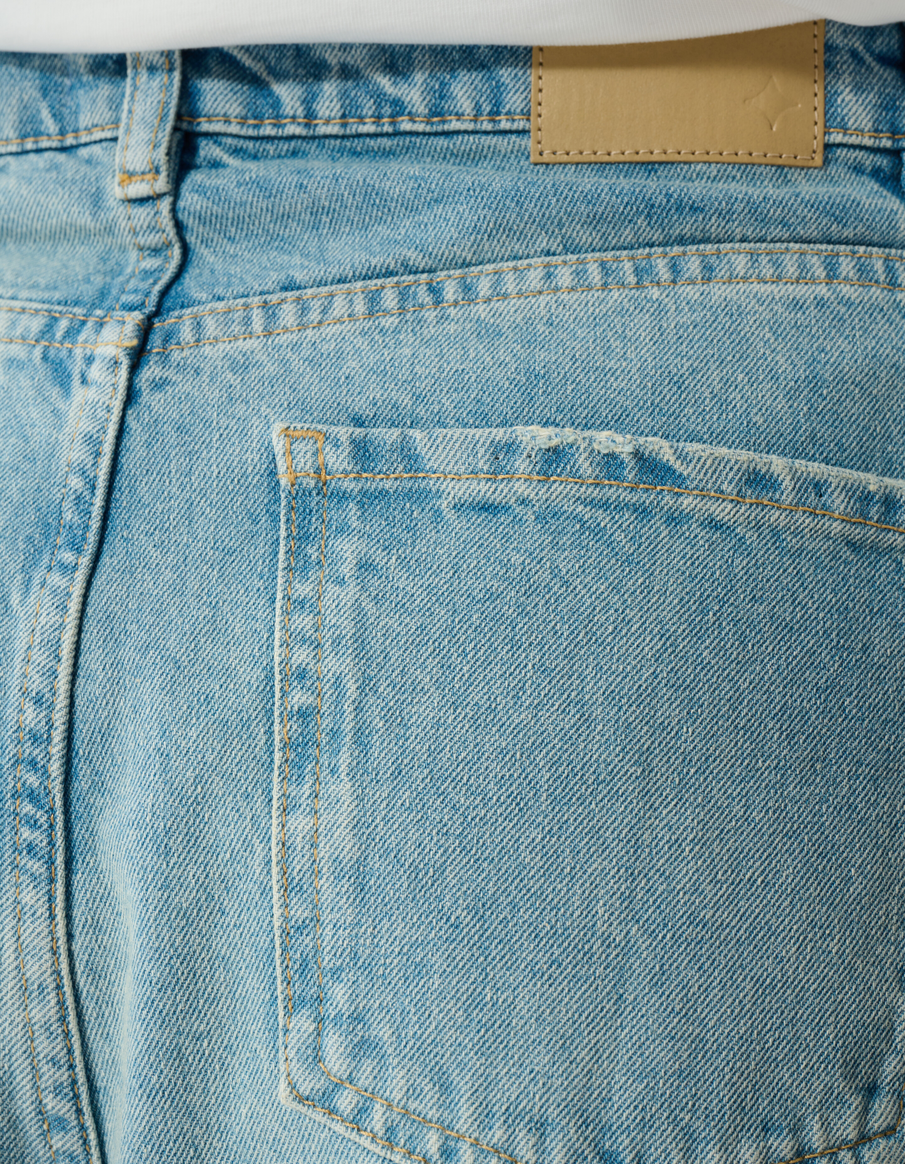 Baggy Fit, umgeschlagene Jeans Mittlerer Stein SHOEBY WOMEN