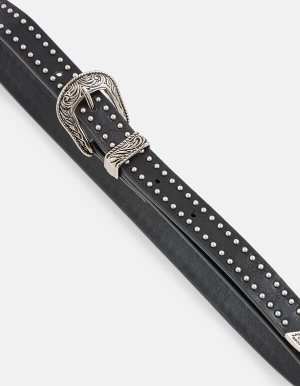 Western Nieteng&uuml;rtel Schwarz SHOEBY ACCESSOIRES