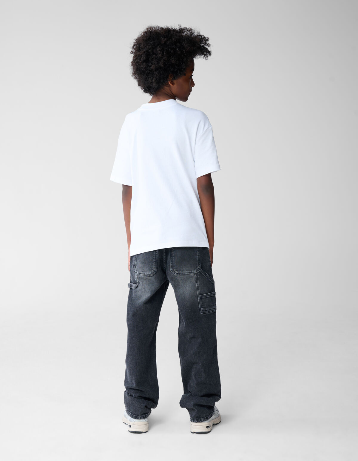 Carpenter Straight Fit Jeans Dunkelgrau SHOEBY BOYS