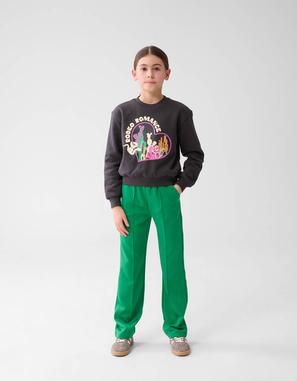 Artwork Pullover Dunkelgrau SHOEBY GIRLS