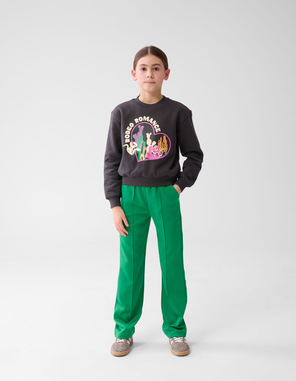 Artwork Pullover Dunkelgrau SHOEBY GIRLS