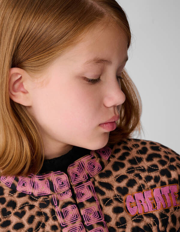 Jack Bruin mit Leopardenmuster SHOEBY GIRLS