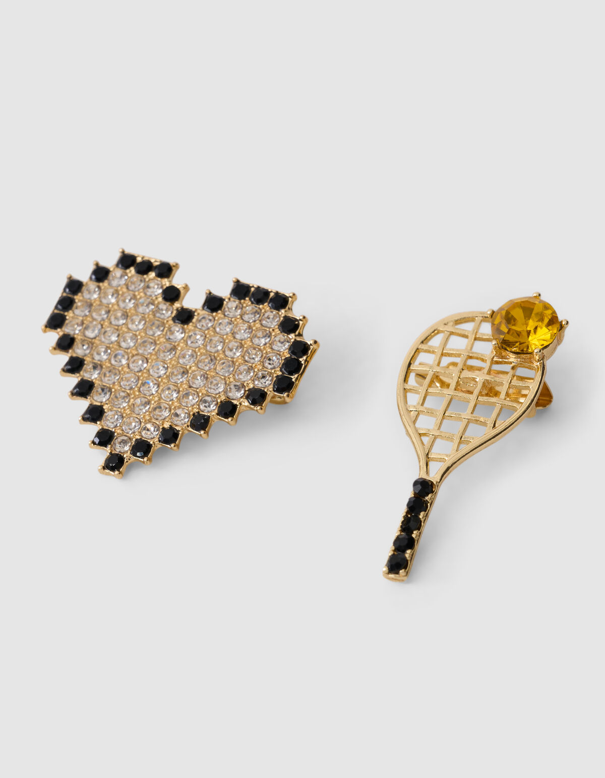 Tennis Strass Brosche Set Gold SHOEBY ACCESSOIRES