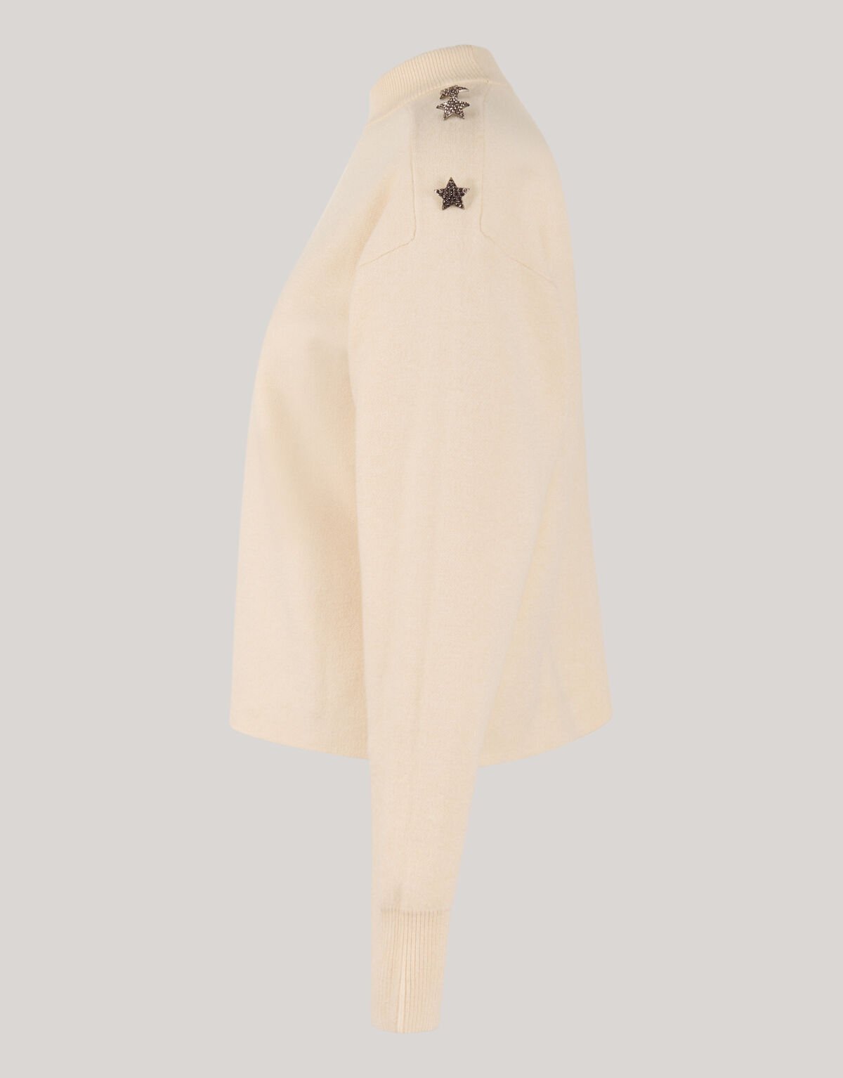 Knopf-Pullover Off White SHOEBY WOMEN
