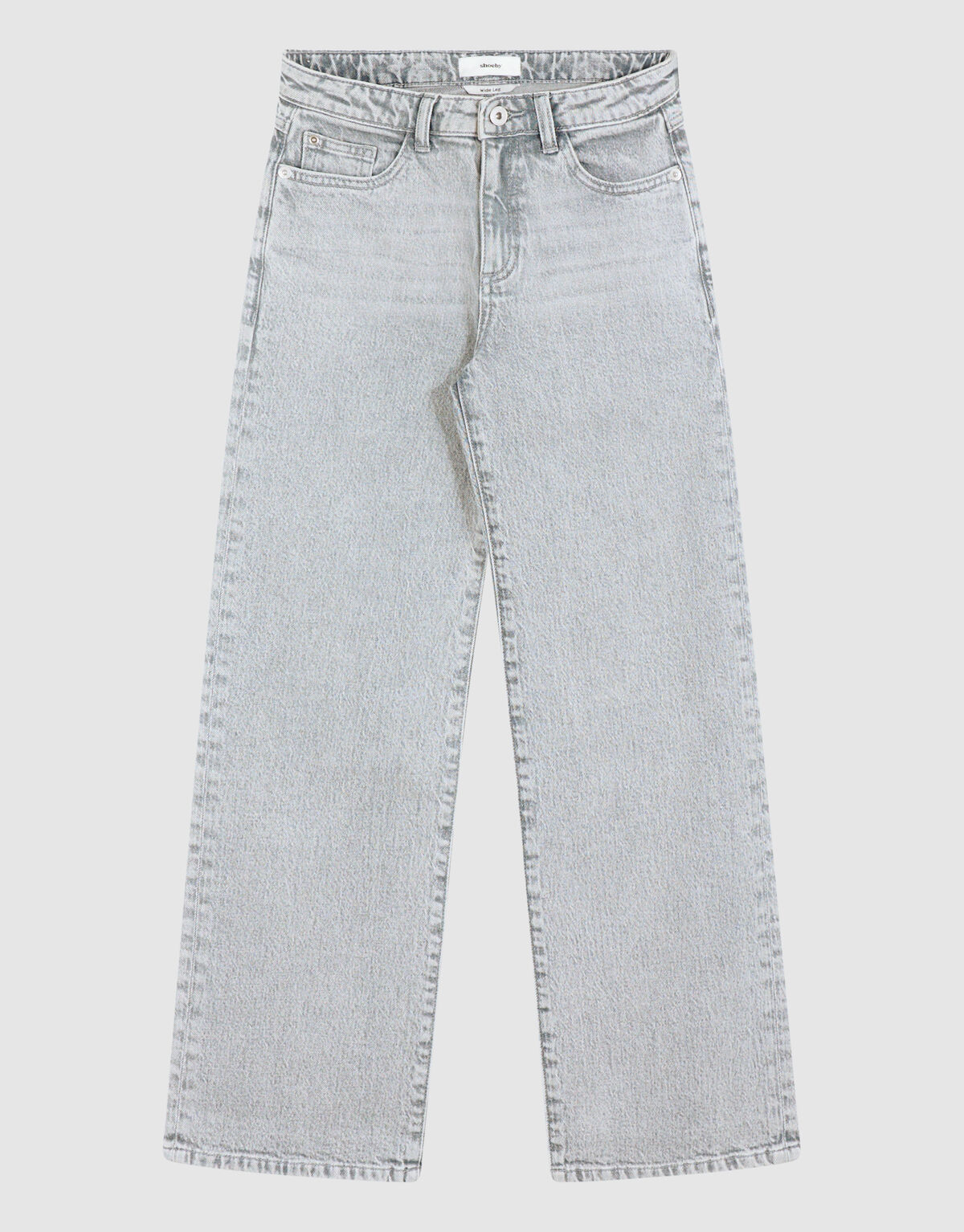 Weit geschnittene Jeans aus hellgrau SHOEBY GIRLS