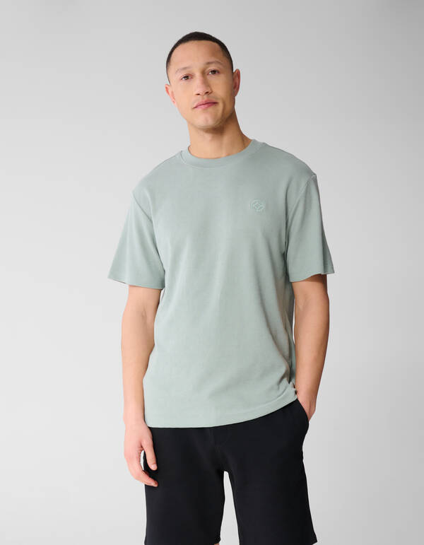 Spark Struktur T-Shirt Hellgr&uuml;n SHOEBY MEN