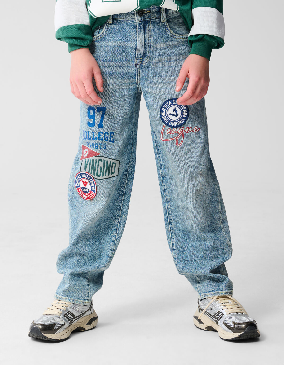 Embleem Relaxed Fit Jeans Blau Shoeby X Vingino SHOEBY BOYS