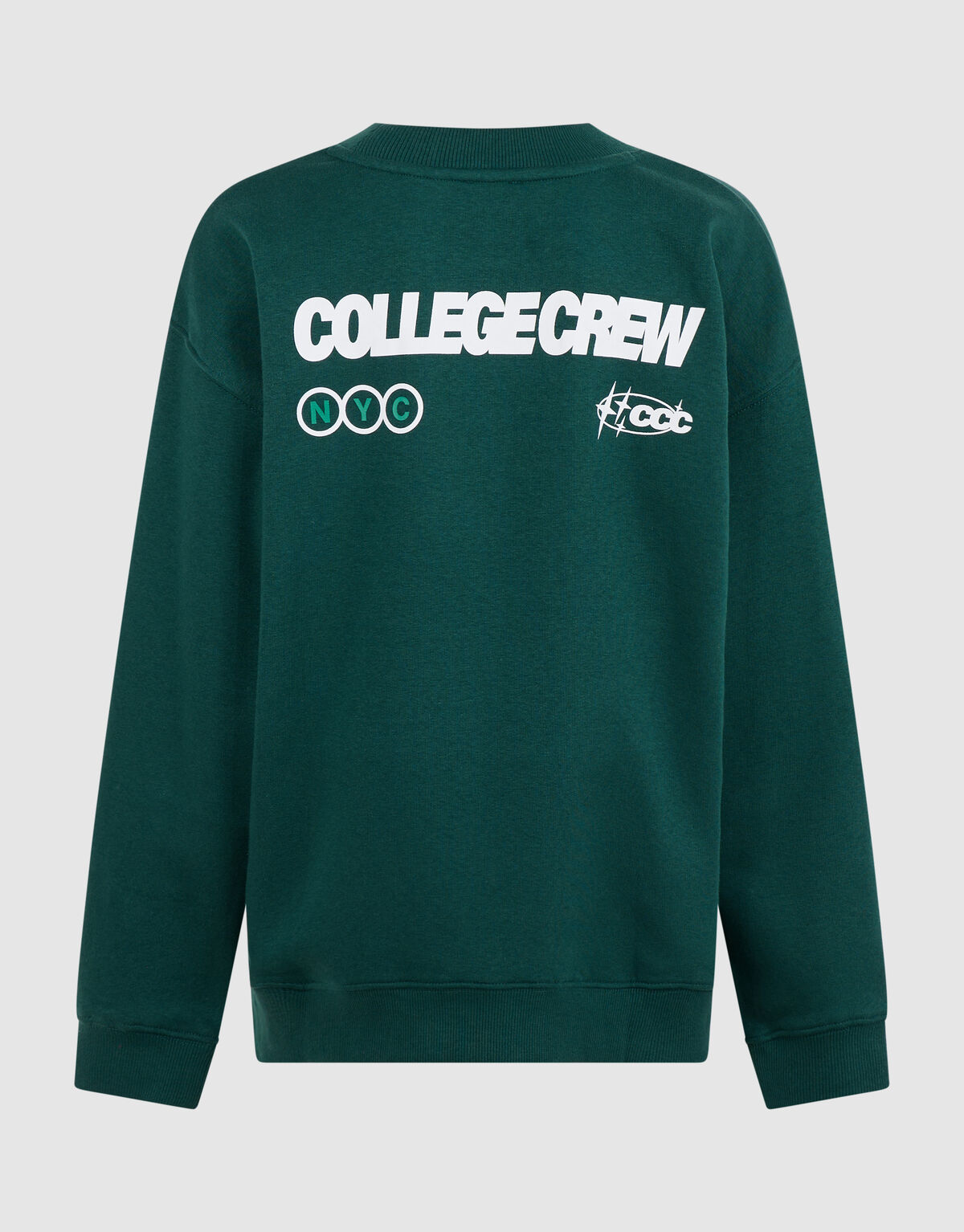 Oversized Fit Sweater Dunkelgr&uuml;n SHOEBY BOYS