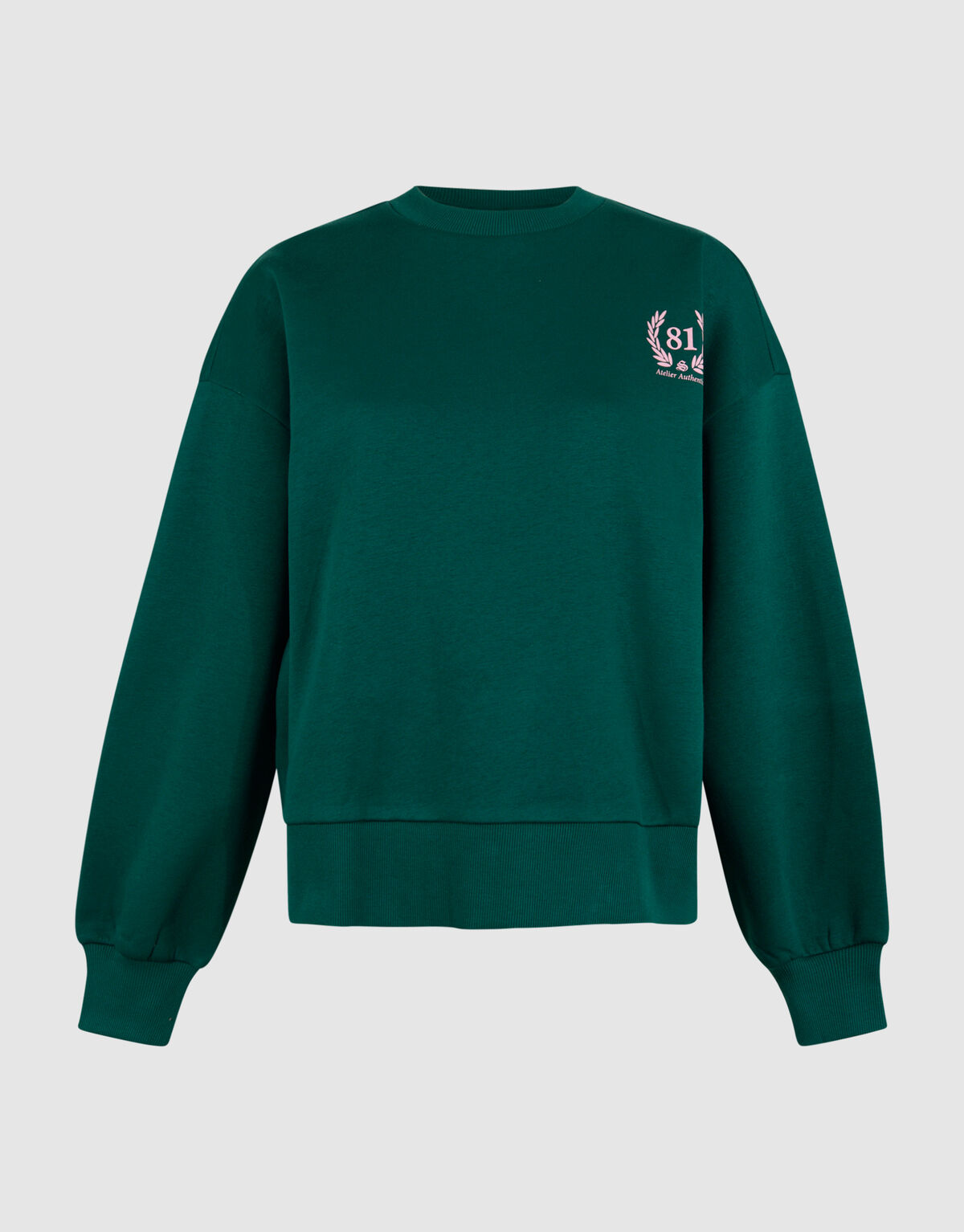 Social Club Artwork Pullover Dunkelgr&uuml;n SHOEBY WOMEN