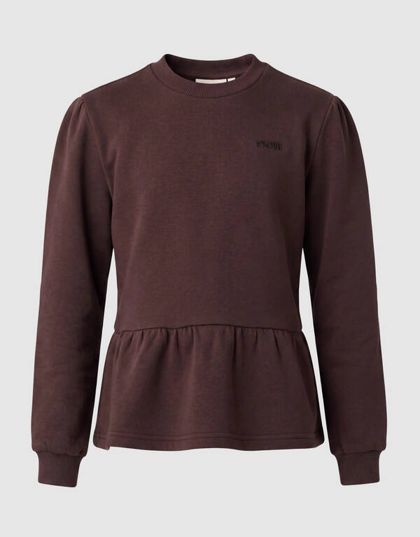 Peplum Pullover Braun SHOEBY GIRLS