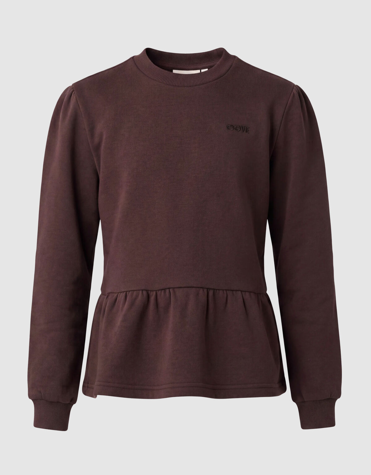 Peplum Pullover Braun SHOEBY GIRLS