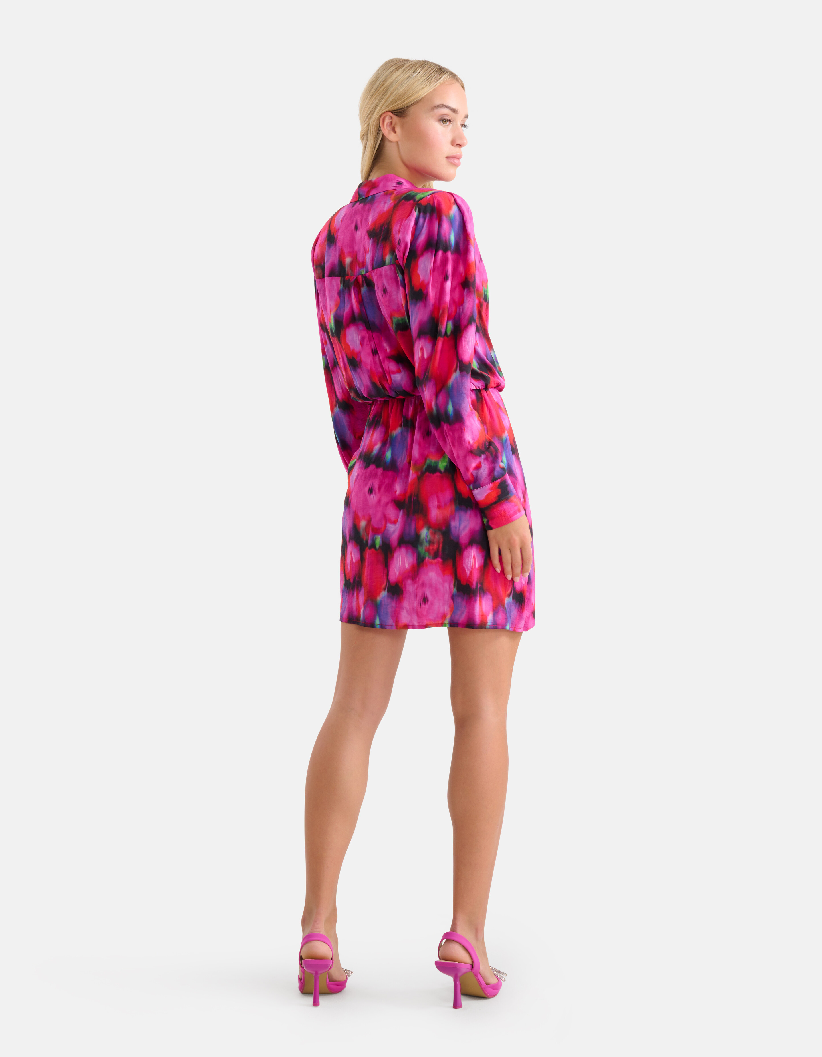 Bedrucktes Kleid Pink By Lizzy SHOEBY WOMEN