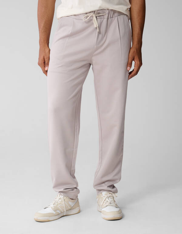 Spitz zulaufende Hose hellgrau SHOEBY MEN