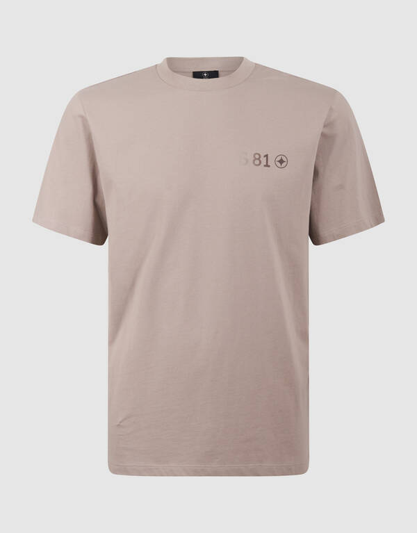 Gradient-Logo-Kunst T-Shirt Hellbraun SHOEBY MEN