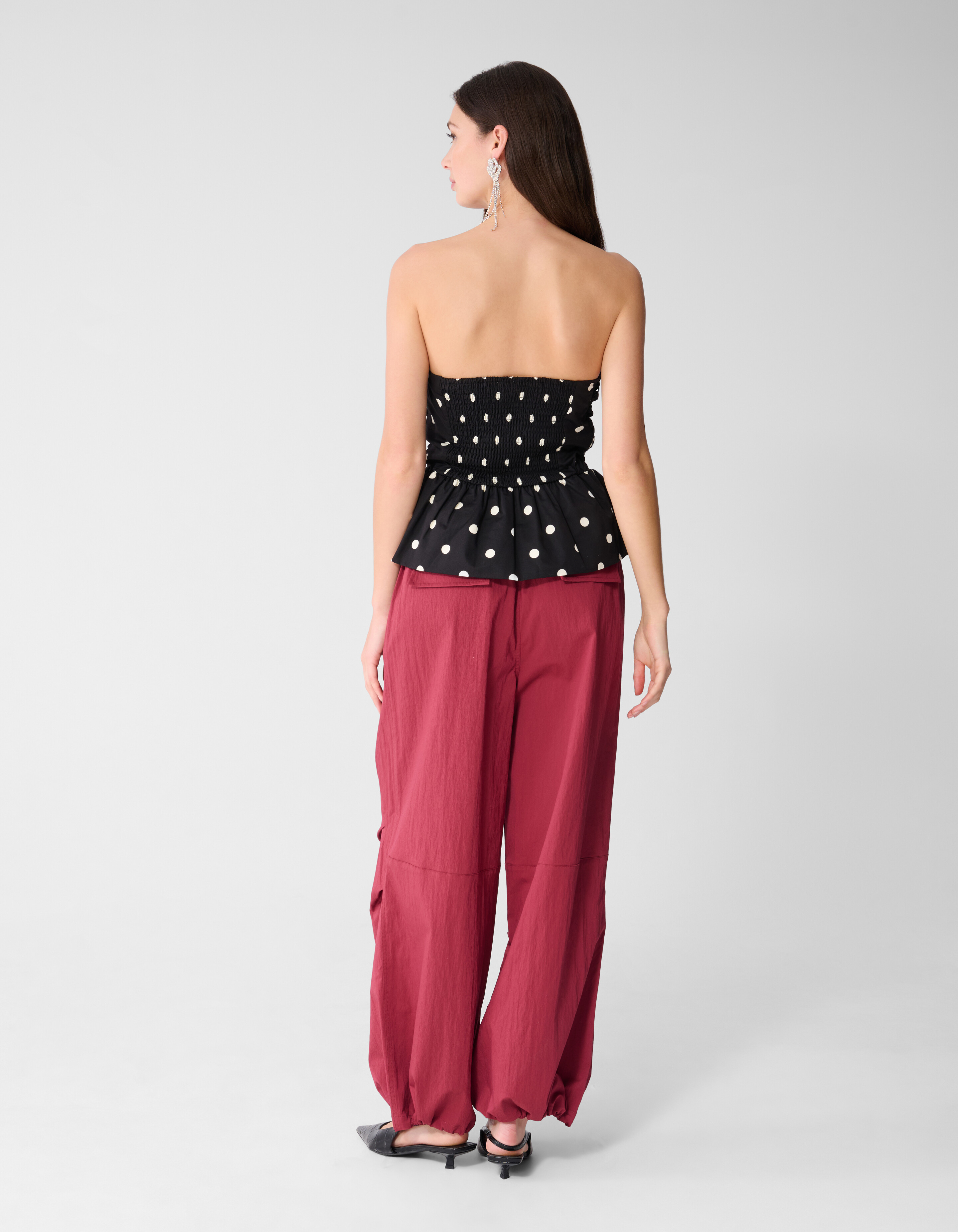 Balloon Fit Jogginghose Dunkelrot SHOEBY WOMEN