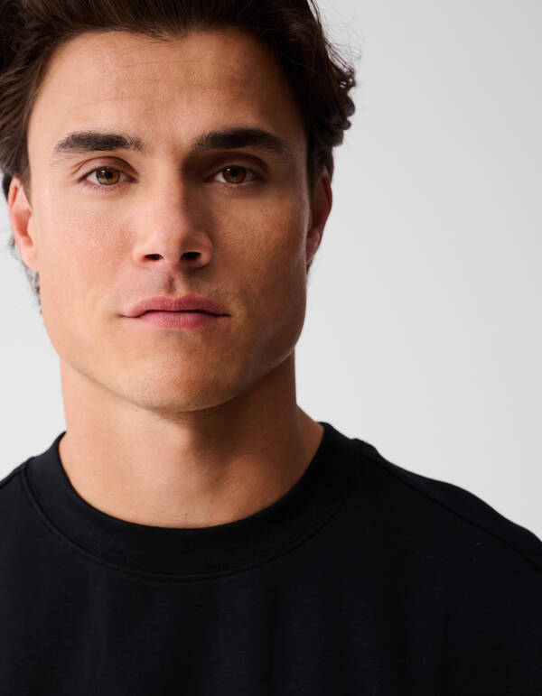 Basis Relaxed Fit T-Shirt Schwarz SHOEBY MEN