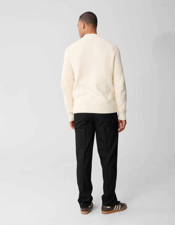 Struktur-Strickpullover Off White SHOEBY MEN