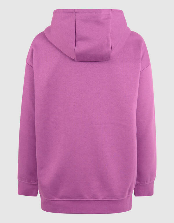 Basic Text Hoodie Lila SHOEBY BOYS