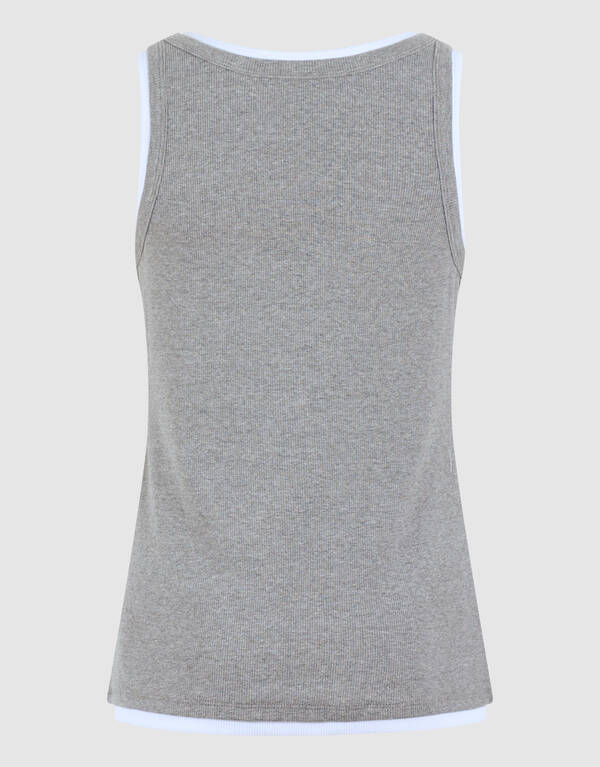 Doppel-Singlet Hellgrau SHOEBY WOMEN