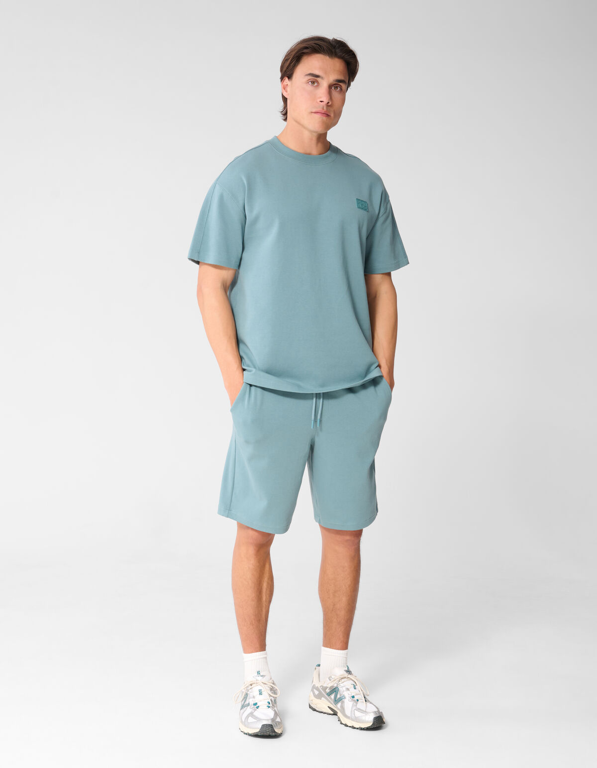 Spark Label T-Shirt Blau SHOEBY MEN
