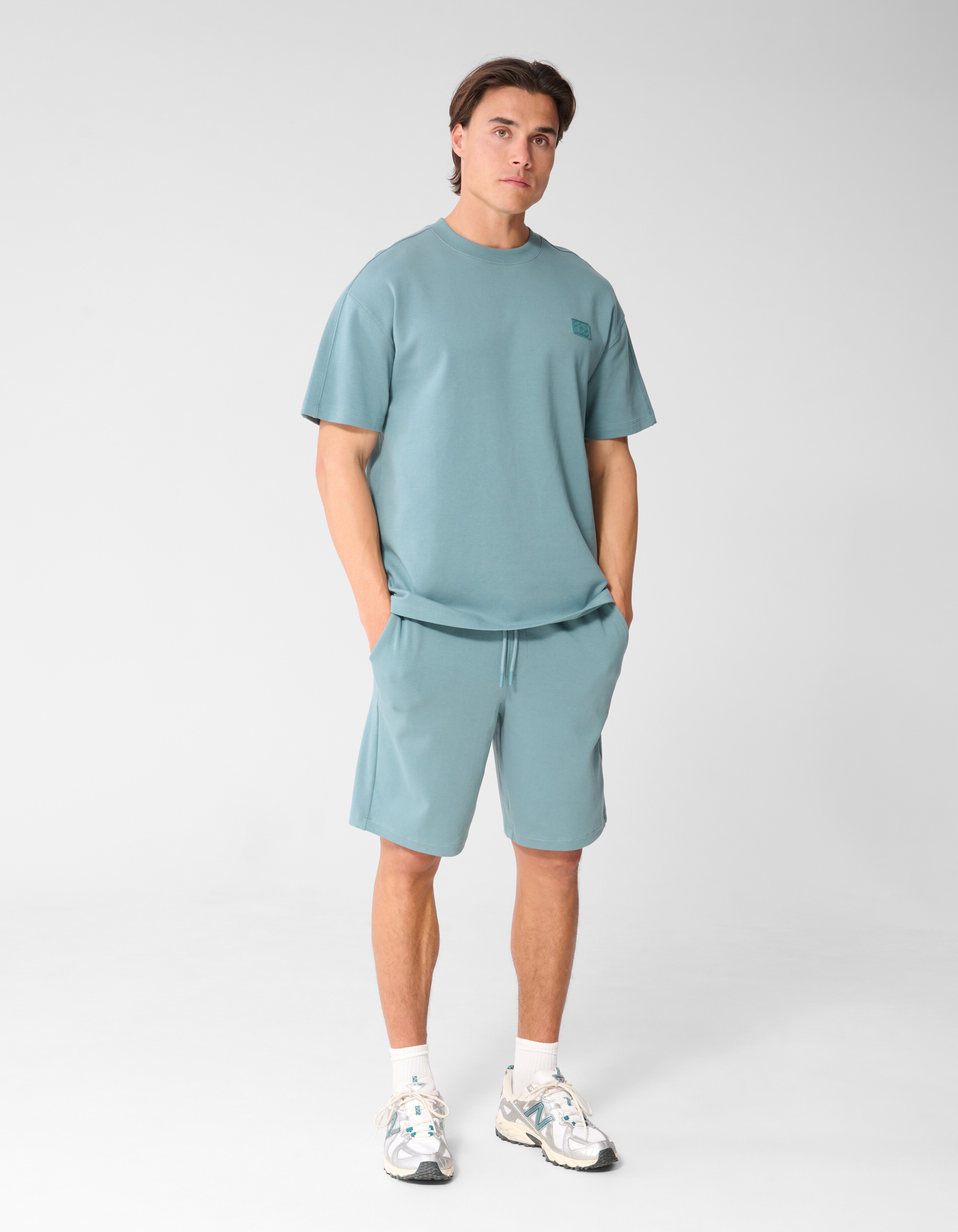 Spark Label T-Shirt Blau SHOEBY MEN